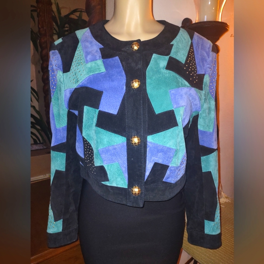 Vintage Leder Suede Jacket!